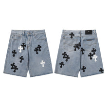 Load image into Gallery viewer, Chrome Denim Shorts

