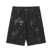 Load image into Gallery viewer, Chrome Denim Shorts
