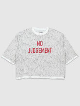 Load image into Gallery viewer, MESH LAYERED PRINT CROP TOP
