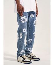 Load image into Gallery viewer, Floral jeans
