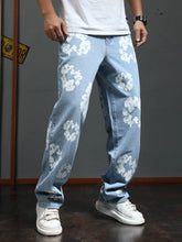 Load image into Gallery viewer, Floral jeans
