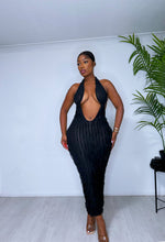 Load image into Gallery viewer, Cardi backless dress
